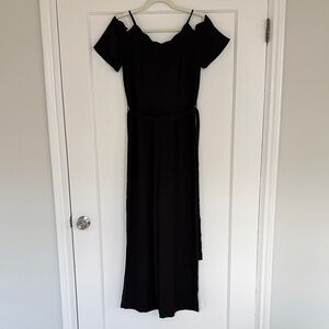 Black Off-Shoulder Jumpsuit